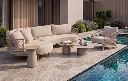 4 Seasons Outdoor Sardinia Garden Lounge Set & Demi Tables