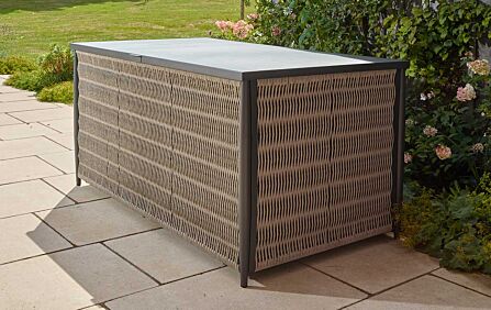 Bramblecrest Large Mauritius Garden Cushion Box with Liner Bramblecrest Large Mauritius Garden Cushion Box with Liner