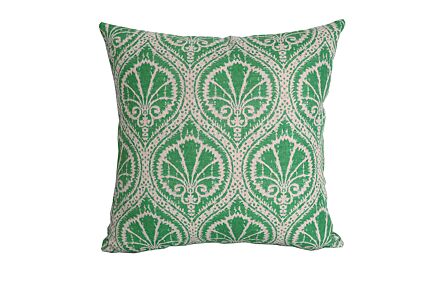 Bramblecrest Square Teal Motif Scatter Cushion