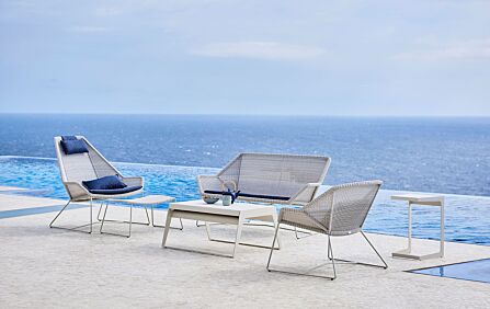 Cane-Line Breeze Outdoor Sofa Set-Grey