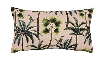 Furn. Palms Blush Rectangular Outdoor Scatter Cushion 