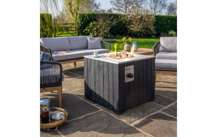 Pacific Lifestyle Black Cosicube 70 Fire Pit 