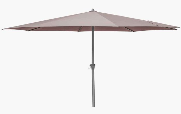 Platinum Riva 3.5m Taupe Round Parasol with 25kg Base 