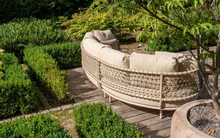 4 Seasons Outdoor Sardinia Garden Lounge Set & Volta Tables