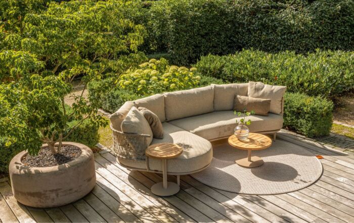 4 Seasons Outdoor Sardinia Garden Lounge Set & Volta Tables