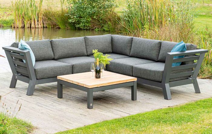 4 Seasons Outdoor Meteoro Small Corner Sofa Set