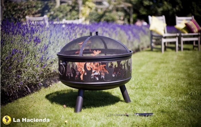 La Hacienda Wildfire Firebowl with Grill 