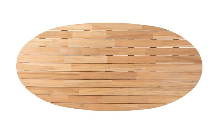 4 Seasons Outdoor Garden Prado 240 X 115 Elliptical Table With Teak Legs