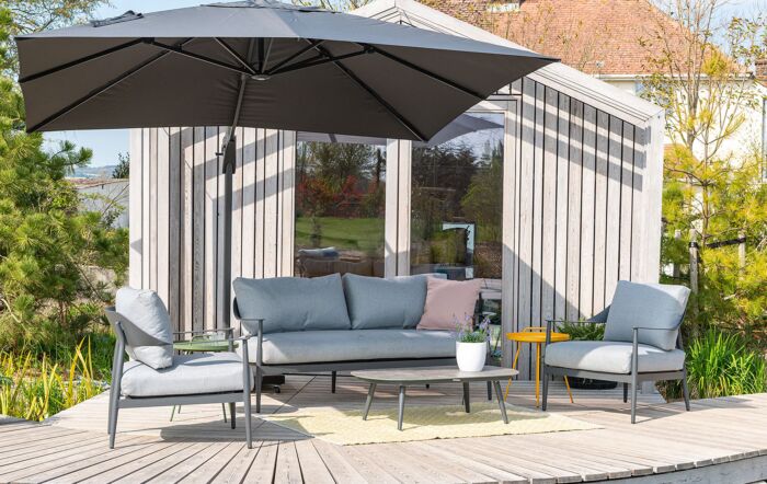 Alexander Rose Rimini Garden Sofa Set - Grey