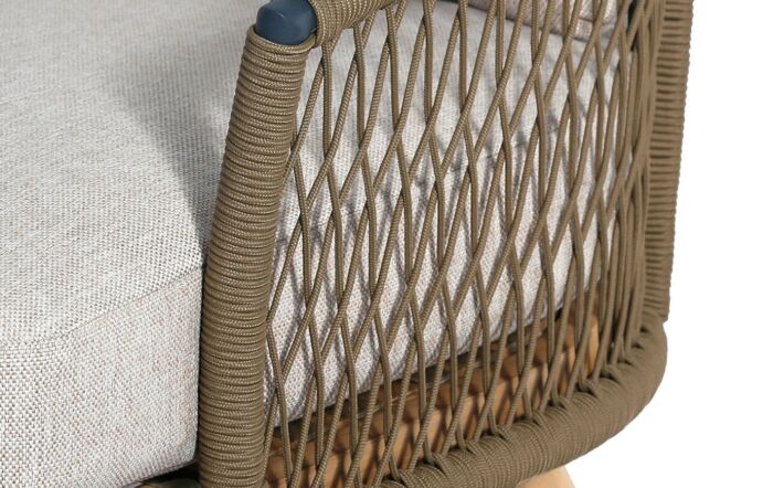 Maze Bali Outdoor Rope Weave Corner Set & Armchair