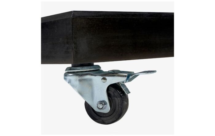 Platinum Taupe Challenger T2 3mt Square Free Arm Parasol & 90kg Wheeled Base