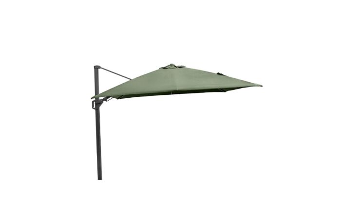 Platinum Challenger Olive T2 3m Square Free Arm Parasol With 90kg Wheeled Base Platinum Challenger Olive T2 3m Square Free Arm Parasol With 90kg Wheeled Base