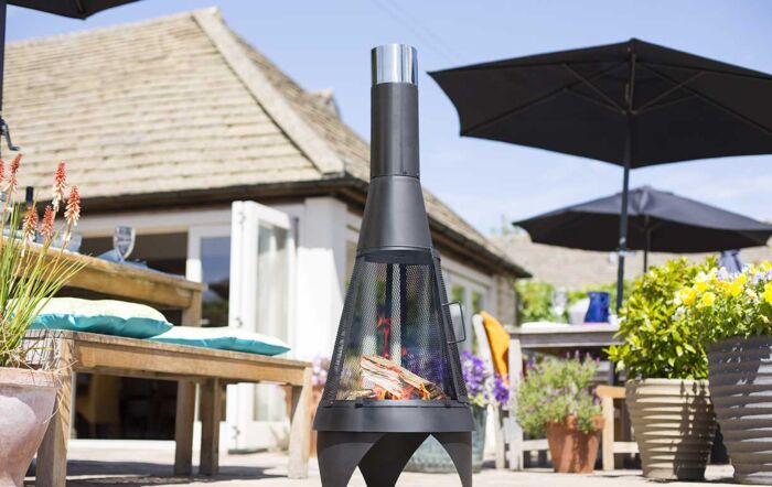 La Hacienda Colorado Medium Steel Chimenea