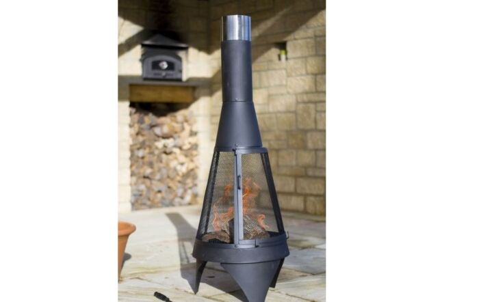 La Hacienda Colorado Medium Steel Chimenea