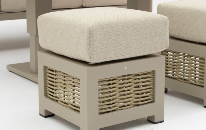 JB Furniture Conrad Three Seat Adjustable Garden Sofa Set - Latte