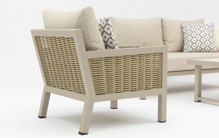 JB Furniture Conrad Two Seat Garden Sofa Set - Latte JB Furniture Conrad Two Seat Garden Sofa Set - Latte
