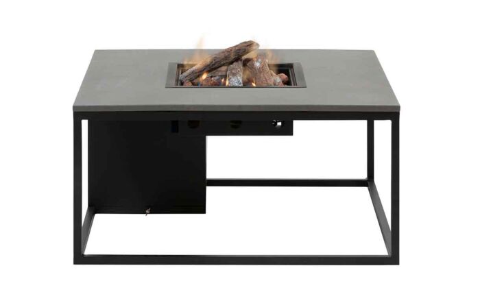 Pacific Lifestyle Cosiloft 100cm Black and Grey Stone Effect Firepit