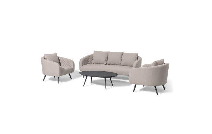 Maze Ambition 3 Seat Garden Sofa Set - Oatmeal