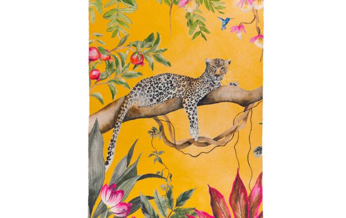 Furn. Leopard Outdoor Rug - Ochre