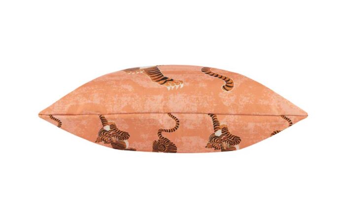 Furn. Coral Tibetan Tiger Outdoor Scatter Cushion 
