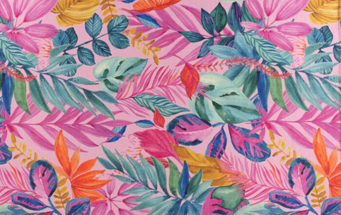 Furn. Psychedelic Jungle Outdoor Rug - Pink