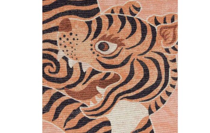 Furn. Tibetan Tiger Outdoor Rug - Coral