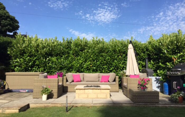 Gas Firepit by Day