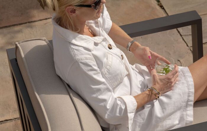 Maze Ibiza 3 Seat Garden Furniture Sofa Set - Oatmeal