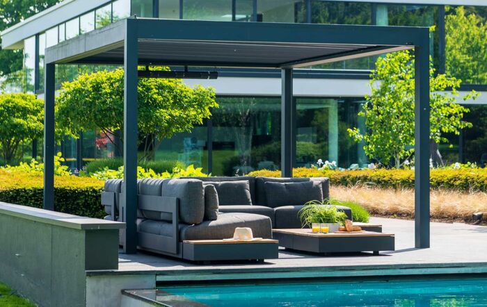 4 Seasons Outdoor Ibiza Large Corner Set with Coffee & Side Table 