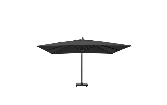 Platinum Icon T1 4 X 3 Rectangular Faded Black Parasol & 150 kg Wheeled Base