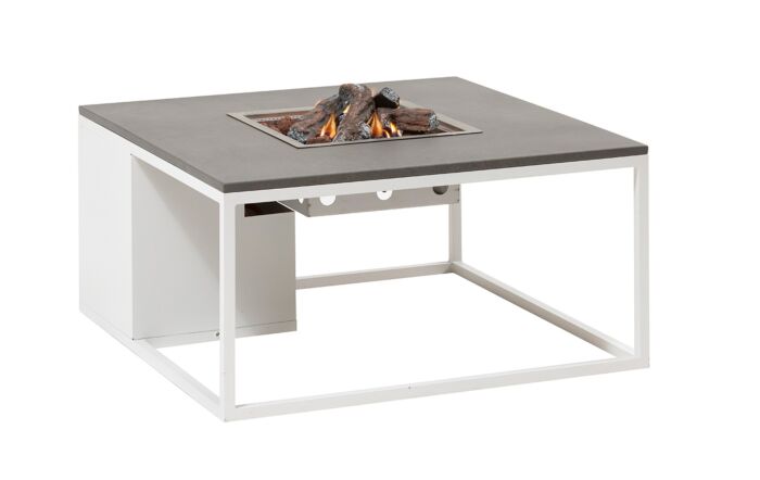 Pacific Lifestyle Cosiloft White and Grey 100 Fire Pit Table
