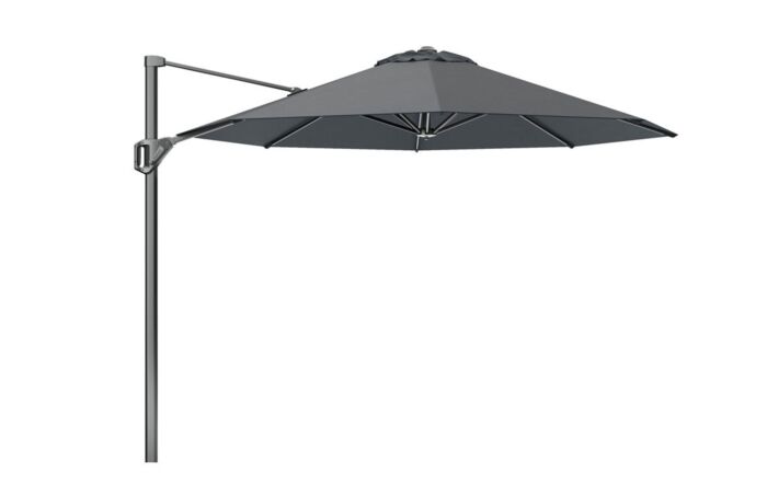Platinum Voyager T1 Anthracite 3m Round Parasol with 90kg Granite Base