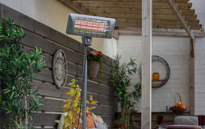 La Hacienda Quartz Standing Heater