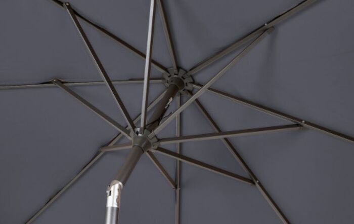Platinum Riva Anthracite 3 Metre Parasol