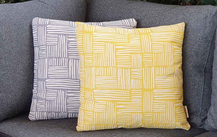 Bramblecrest Grey Wicker Square Scatter Cushion