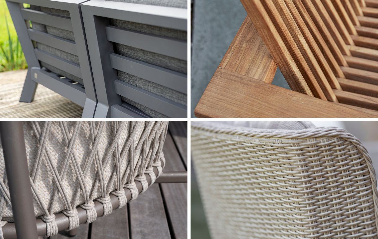 Choosing the Right Outdoor Sofa Material: Rattan vs Aluminium vs Rope vs Wood